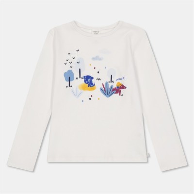 тениска,детски,облекла,carrement,beau,ls,t,shirt,in99,white,blue
