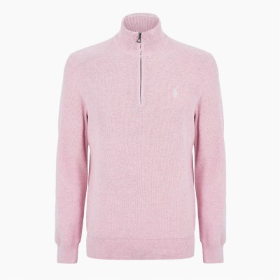 пуловер,мъжки,пуловери,polo,ralph,lauren,polo,ralph,lauren,quarter,zip,jumper,ballet,pink