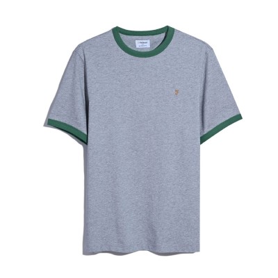 тениска,облекла,на,разпродажба,мъжки,тениски,farah,groves,ringer,t,shirt,grey