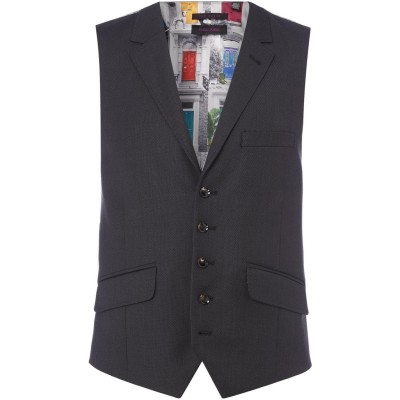 елек,мъжки,костюми,ted,baker,chalky,pin,dot,waistcoat,charcoal