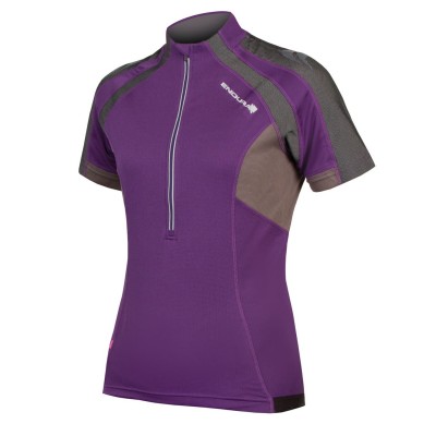 фланелка,дамски,топове,облекло,за,колоездене,endura,hummvee,jersey,women's,purple
