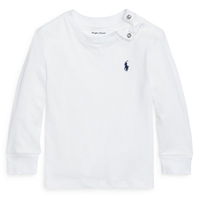 бебешка,тениска,polo,ralph,lauren,baby,boys,long,sleeve,t,shirt,white