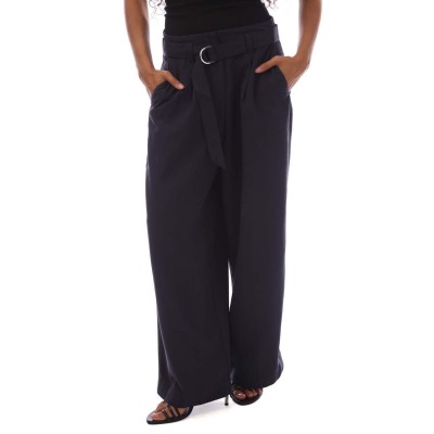 панталони,gant,wide,cropped,belted,pants,blue