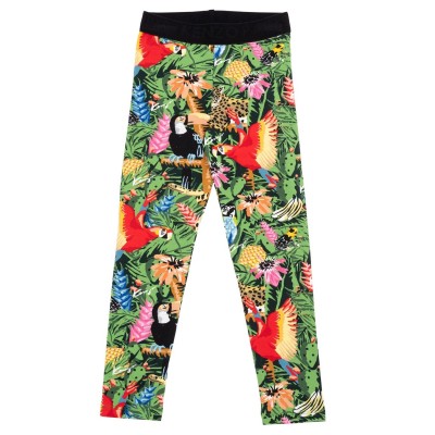 клин,детски,3/4,панталони,kenzo,kids',jungle,print,leggings,dark,grey
