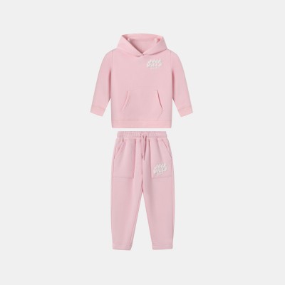 детски,комплект,детски,горнища,с,качулка,jack,wills,jw,hoodie,jogger,set,infant,pink,white