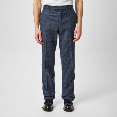 панталони,мъжки,панталони,тип,чино,paul,smith,gingham,check,trousers,grey,75