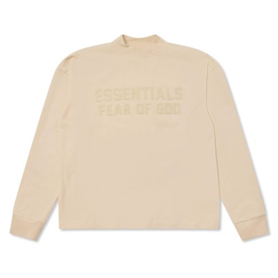 детска,тениска,fear,of,god,essentials,unisex,kids,long,sleeve,oversized,fit,t,shirt,egg,shell