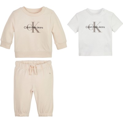 calvin,klein,jeans,monogram,starter,giftpack,babies,white,pgb