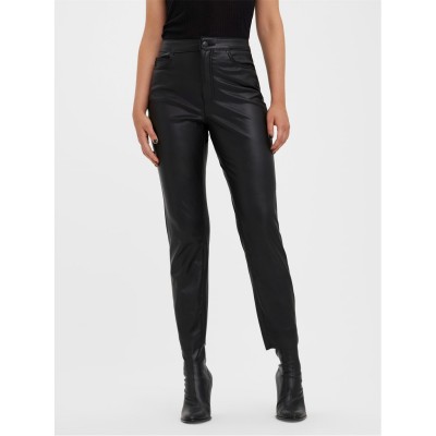 панталони,vero,moda,leather,trousers,black