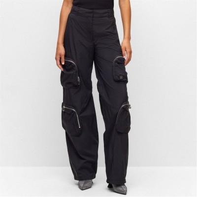 панталони,дамски,чорапогащи,и,клинове,hugo,harameri,1,cargo,trousers,black