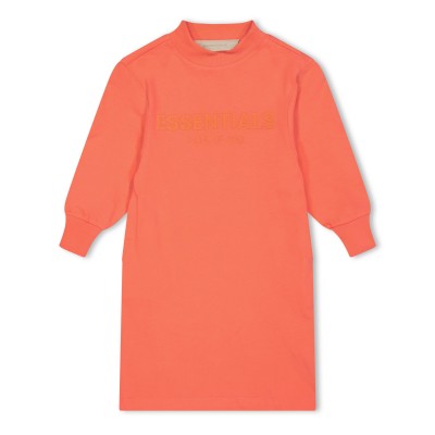 детска,тениска,fear,of,god,essentials,unisex,kids,long,sleeve,t,shirt,dress,coral