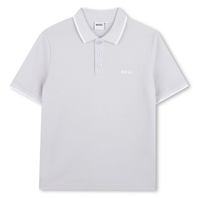 блуза,с,яка,boss,kids,short,sleeve,polo,shirt,pale,blue
