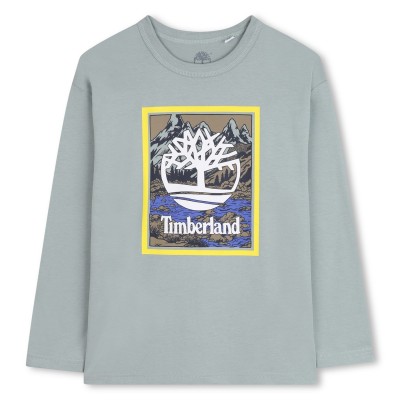 тениска,детски,3/4,панталони,timberland,timb,ls,logo,tee,in54,grey