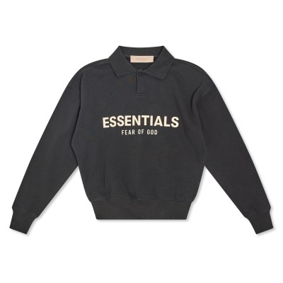 детска,блуза,с,яка,детски,3/4,панталони,fear,of,god,essentials,unisex,kids',long,sleeve,polo,shirt,stretch,limo