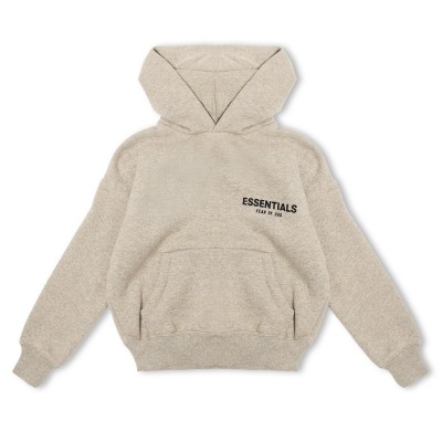 детски,суичър,детски,3/4,панталони,fear,of,god,essentials,unisex,kids',overhead,hoodie,dark,oatmeal