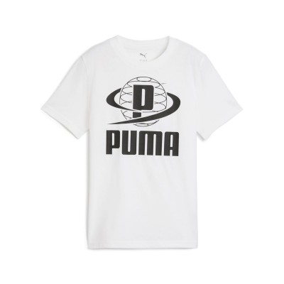 тениска,детски,тениски,puma,graphic,ii,t,shirt,white