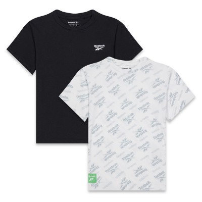 разпродажба,reebok,детски,тениски,reebok,prt,2pk,ss,t,in99,white,black