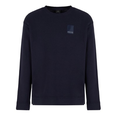 пуловер,мъжки,пуловери,armani,exchange,milano,jumper,night,sky,15cx