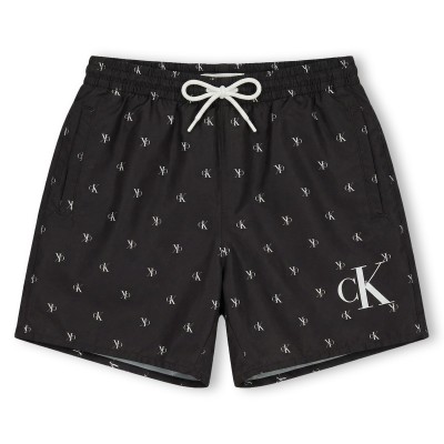 бански,гащета,calvin,klein,jeans,kids,print,swim,shorts,diam,black,0gk