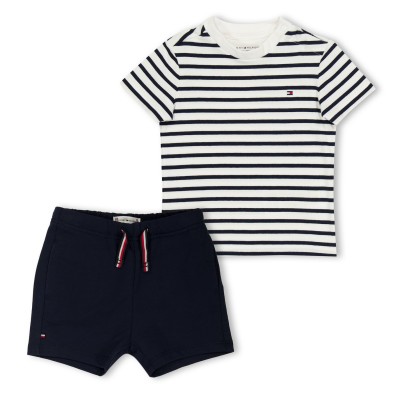 детски,3/4,панталони,tommy,hilfiger,unisex,kids',stripe,clothing,set,night,navy,c1g