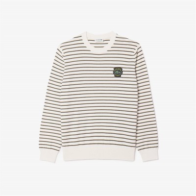 пуловер,мъжки,пуловери,lacoste,badge,jumper,white,ity