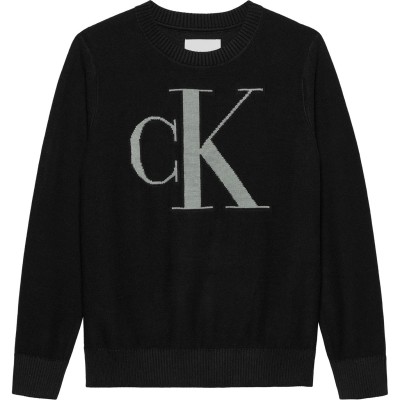 детски,облекла,calvin,klein,jeans,ckj,logo,knit,jn53,ck,black,beh