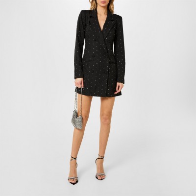 рокля,дамски,поли,и,рокли,good,american,blazer,crystal,mini,dress,black,001