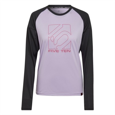 блуза,с,дълъг,ръкав,дамски,ризи,five,ten,long,sleeve,jersey,women's,bliss,lilac