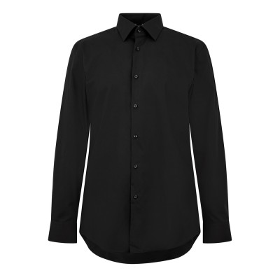 облекла,на,разпродажба,мъжки,ризи,boss,men's,h,joe,kent,shirt,impeccable,tailoring,black,001