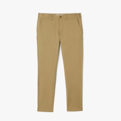 панталони,lacoste,lightweight,slim,fit,stretch,pants,beige