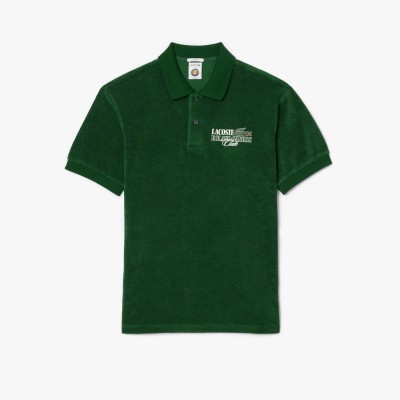 блуза,с,яка,мъжки,тениски,lacoste,relaxed,fit,roland,garros,edition,terry,polo,shirt,green