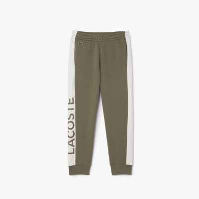 анцуг,lacoste,printed,fleece,sweatpants,green