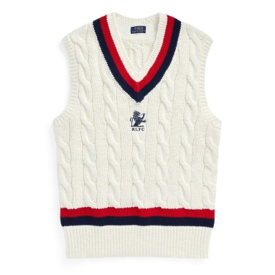 блуза,мъжки,пуловери,polo,ralph,lauren,sleeveless,cricket,sweater,deckwash,white