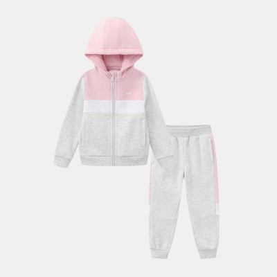 детско,поларено,горнище,с,цип,slazenger,fleece,full,zip,tracksuit,infant,grey,pink