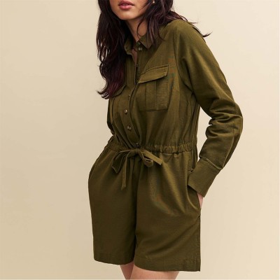 гащеризон,дамски,летни,гащеризони,nobodys,child,miranda,utility,playsuit,green