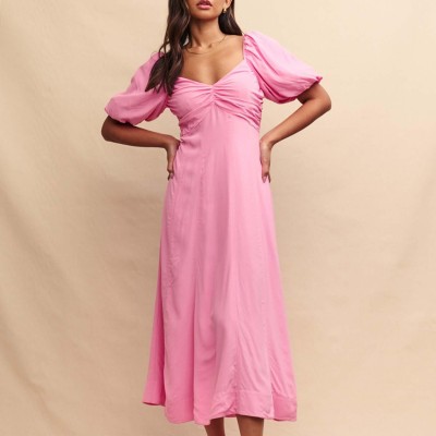 рокля,дамски,поли,и,рокли,nobodys,child,peony,midaxi,dress,pink