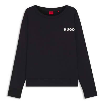 пижама,дамски,пижами,hugo,unite,long,sleeve,pyjama,top,black