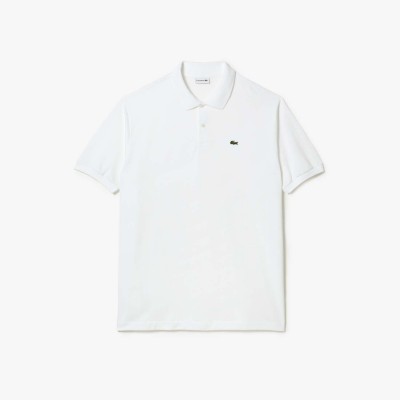 блуза,с,яка,мъжки,тениски,lacoste,classic,fit,polo,shirt,tall,fit,white