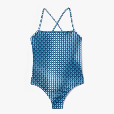 дамски,бански,костюми,lacoste,robert,george,print,one,piece,swimsuit,multi,colour