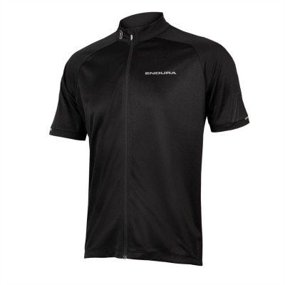 фланелка,мъжки,горнища,с,цип,облекло,за,колоездене,endura,xtract,ss,jersey,ii,black