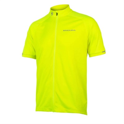 фланелка,мъжки,горнища,с,цип,облекло,за,колоездене,endura,xtract,ss,jersey,ii,hi,viz,yellow