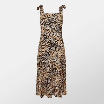 рокля,дамски,поли,и,рокли,nobodys,child,adrian,smock,dress,leopard