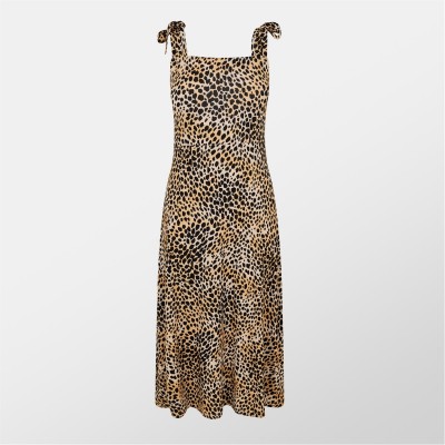 рокля,дамски,поли,и,рокли,nobodys,child,adrian,smock,dress,leopard