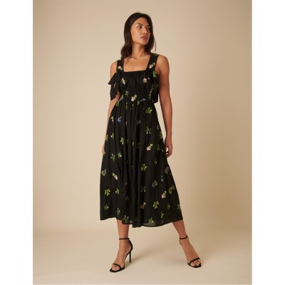 рокля,дамски,поли,и,рокли,nobodys,child,women's,dallas,smock,dress,black