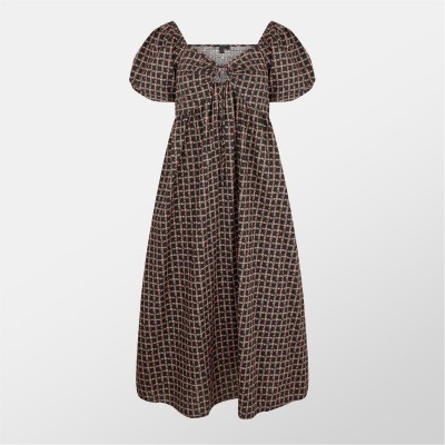 рокля,дамски,поли,и,рокли,nobodys,child,floral,check,joanna,midi,dress,cherie,ditsy