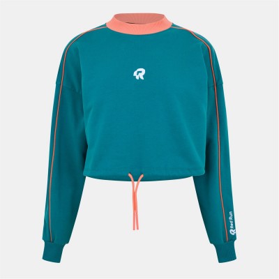 блуза,дамски,горнища,с,качулка,дамски,ежедневни,облекла,red,run,red,run,cropped,sweater,earth,green