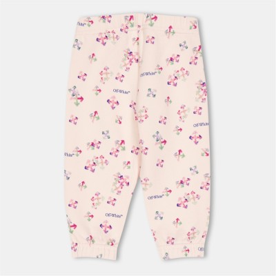 анцуг,детски,3/4,панталони,off,white,kids',all,over,print,fleece,joggers,pink,3c84