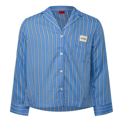 дамска,рокля,дамски,пижами,hugo,hugo,kleo,shirt,10272490,01,night,dress,womens,blue