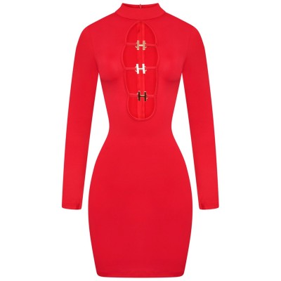 дамски,поли,и,рокли,honeyz,h,mini,ld99,red