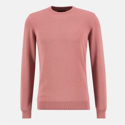 блуза,мъжки,пуловери,barbour,mens,crew,neck,sweater,earth,pink,pi77